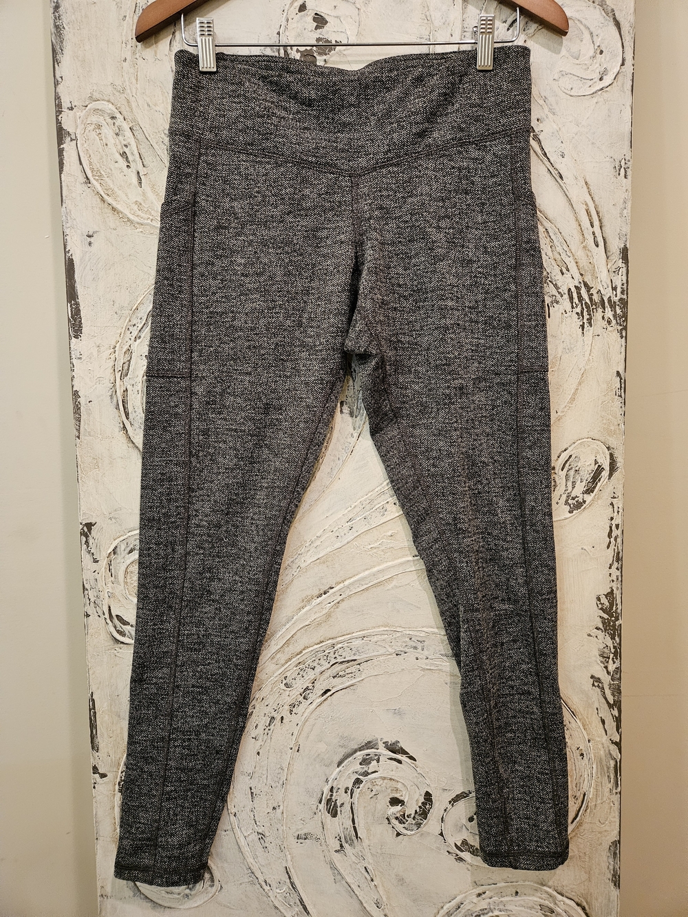 Champion Heathered Gray High-Waist Performance Leggings